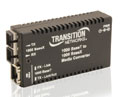 TRANSITION Mini Gigabit Ethernet Media Converter - 1 x Network (RJ-45) - 10/100/1000Base-T, 1000Base-SX - Desktop, Wall Mountable, Rack-mountable