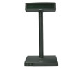 Posiflex Pole Display - 2 x 20 VFD, 9mm Characters, Serial, 300mm pole and stand, power adaptor, Black