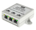 CyberData 3-Port Gigabit Ethernet Switch - 3 Ports - 3 x RJ-45 - 10/100/1000Base-T - Wall Mountable