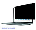 Fellowes Laptop/Flat Panel Privacy Filter - 17.0" Black - 17" LCD Notebook