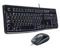 Logitech MK120 Keyboard and Mouse - USB Cable Keyboard - 104 Key - USB Cable Mouse - Optical - 1000 dpi - 3 Buttons - Scroll Wheel