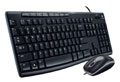 Logitech Media Combo MK200 Keyboard and Mouse - USB Cable Keyboard - USB Cable Mouse - Optical - 1000 dpi - Scroll Wheel - Symmetrical