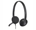 Logitech USB Headset H340 - Stereo - Black - USB - Wired - Over-the-head - Binaural - Semi-open - 6 ft Cable
