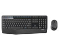Logitech Wireless Combo MK345 - USB Wireless RF Keyboard - Black - USB Wireless RF Mouse - Optical - 1000 dpi - 3 Button - Scroll Wheel - Black - On/Off Switch Hot Key(s) - Right-handed Only - AAA, AA - Compatible with Computer (PC)