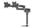 StarTech.com Dual Monitor Mount with Articulating Arms - Height Adjustable, Desk Surface or Grommet Mount for Two Displays with Cable Management