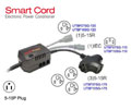 Smart Power 7 Amps/120 Volts SmartCord POS Guardian with SmartGround, 1 x IEC Receptacle