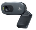 Logitech C270 Webcam - Black - USB 2.0 3 Megapixel Interpolated - 1280 x 720 Video - Widescreen - Microphone