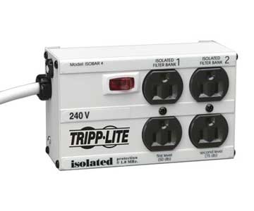 TRIPP LITE Isobar Surge Suppressor - Receptacles: 4 x NEMA 5-15R - 330J