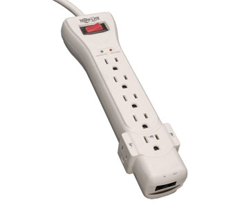 TRIPP LITE ProtectIT 7 Outlets 120V Surge Suppressor - 7 x NEMA 5-15R - 1.80 kVA - 2520 J - 120 V AC Input - 120 V AC Output